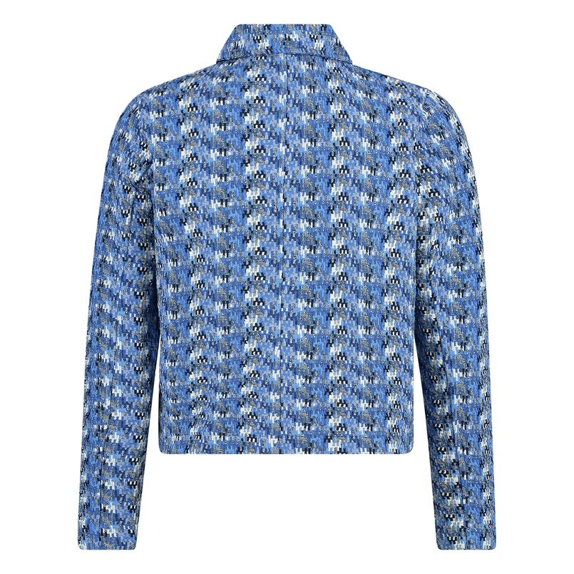 Les Copines Dames Blazer 25059jacquardjacket Navy