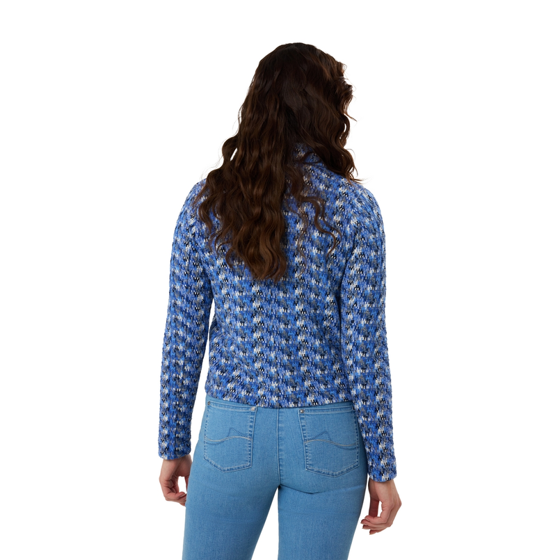 Les Copines Dames Blazer 25059jacquardjacket Navy