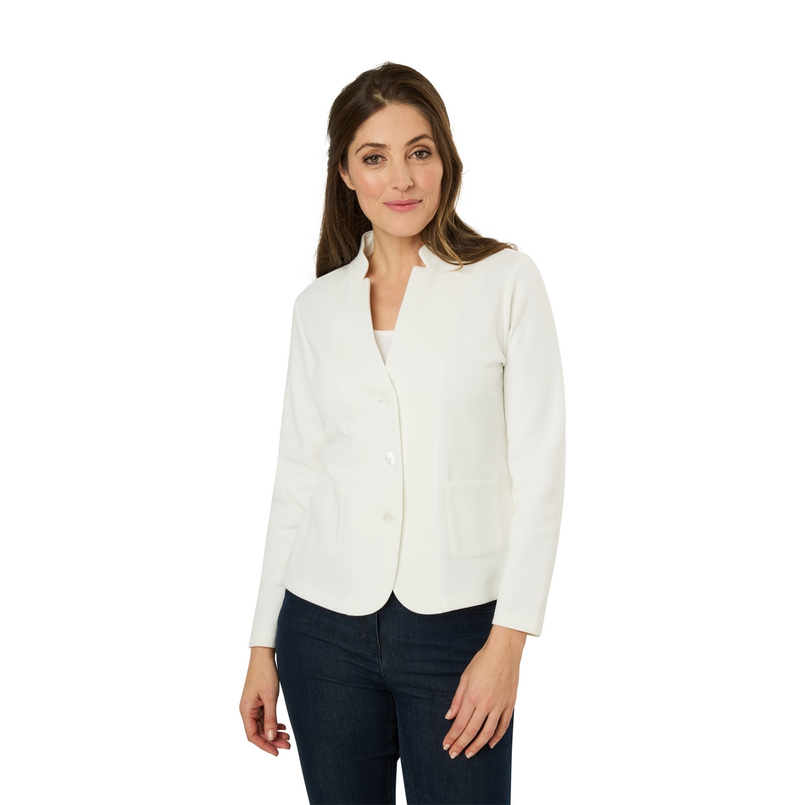 Les Copines Dames Blazer Slt431-8753blazerpiq OFF-WHITE