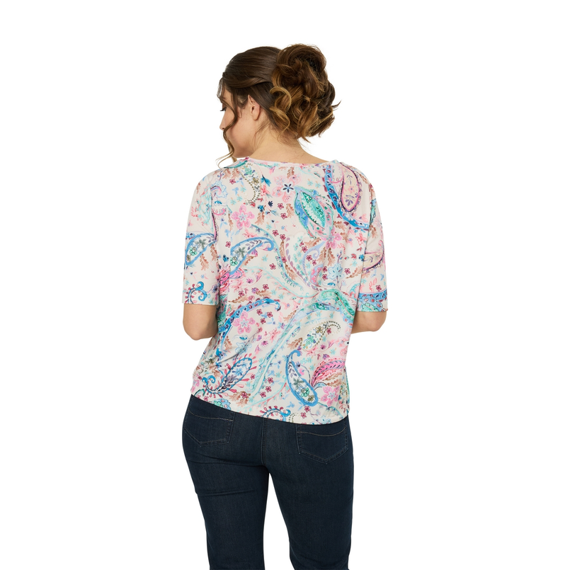 Les Copines Dames Blouse 25039 Roze