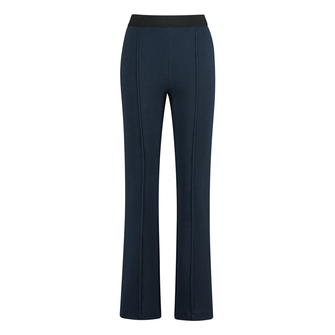 Les Copines Dames Broek 25025pantalonwafelst Navy