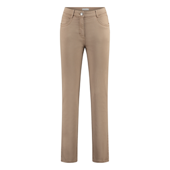Les Copines Dames Broek Cathy Midden bruin