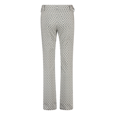 Les Copines Dames Broek Gretha#geo Ruit Middengrijs