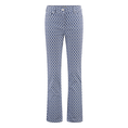 Les Copines Dames Broek Gretha#geo Ruit Navy