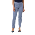 Les Copines Dames Broek Gretha#geo Ruit Navy