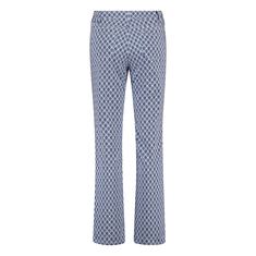 Les Copines Dames Broek Gretha#geo Ruit Navy
