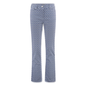 Les Copines Dames Broek Gretha#geo Ruit Navy