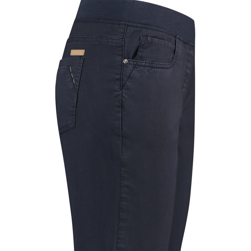 Les Copines Dames Broek Paula Long Co/el Navy