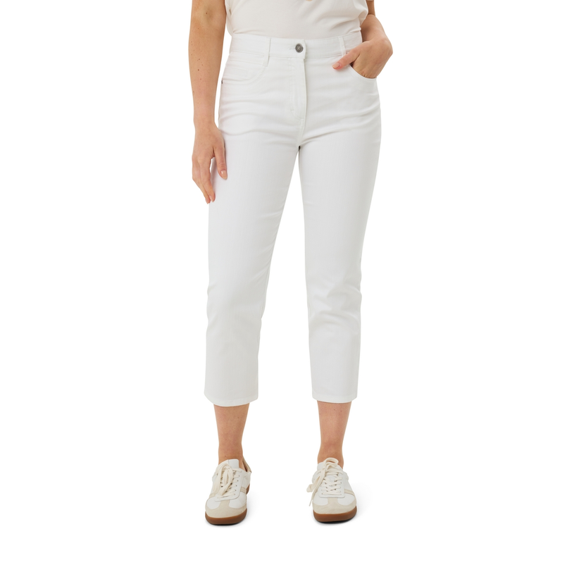 Les Copines Dames Capri Cathy Denim Sandra Wit