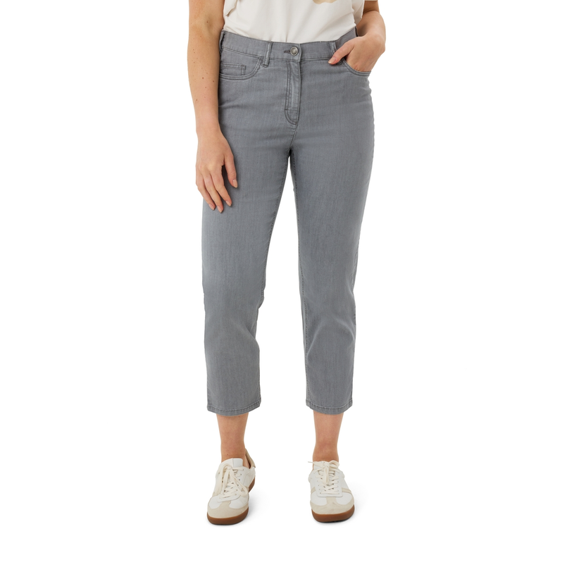 Les Copines Dames Capri Gretha3/4 Lichtgrijs