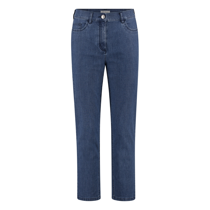 Les Copines Dames Capri Gretha3/4 Mid blue denim