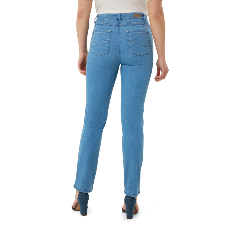 Les Copines Dames Jeans Cathydenim Sandra Bleached blue denim
