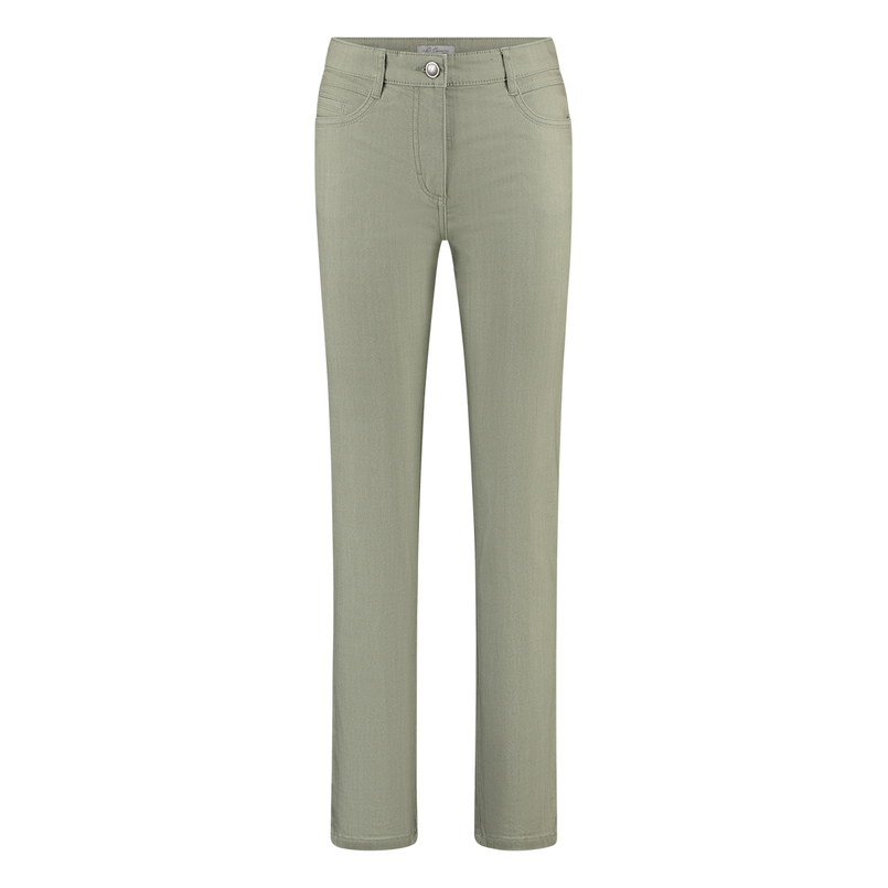 Les Copines Dames Jeans Cathydenim Sandra Khakigroen