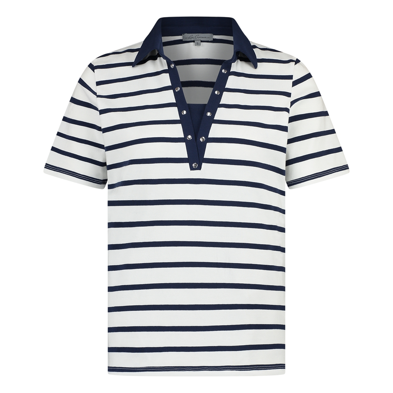 Les Copines Dames Polo 25065 Navy