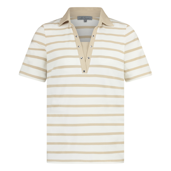 Les Copines Dames Polo 25065 Zand