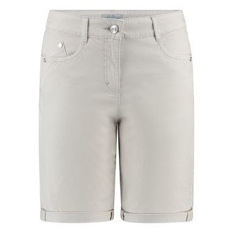 Les Copines Dames Short Bermuda 60274 Lichtgrijs