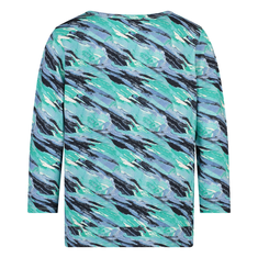 Les Copines Dames Top 25036topblouson3/4mw Aqua