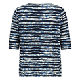 Les Copines Dames Top 25037topstripeeffect Bleu