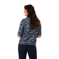 Les Copines Dames Top 25037topstripeeffect Bleu