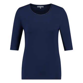 Les Copines Dames Top 25038topsatinbies Navy