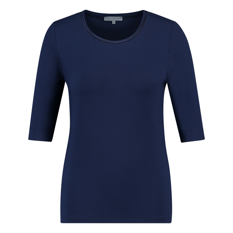 Les Copines Dames Top 25038topsatinbies Navy