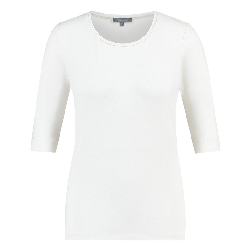 Les Copines Dames Top 25038topsatinbies OFF-WHITE