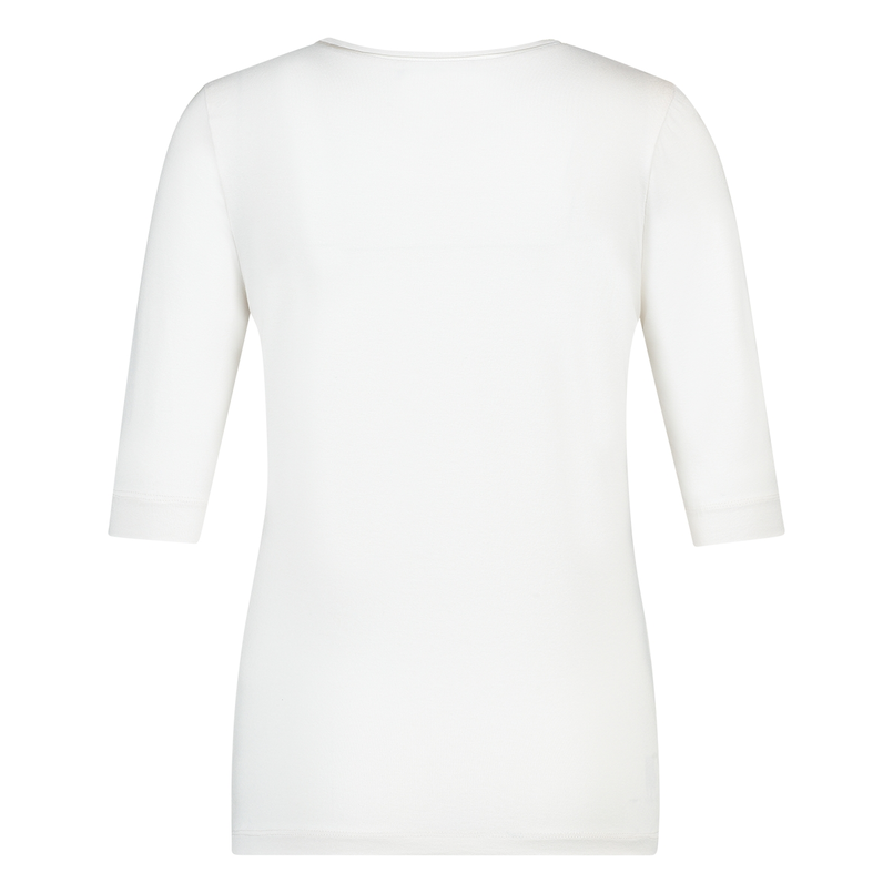 Les Copines Dames Top 25038topsatinbies OFF-WHITE