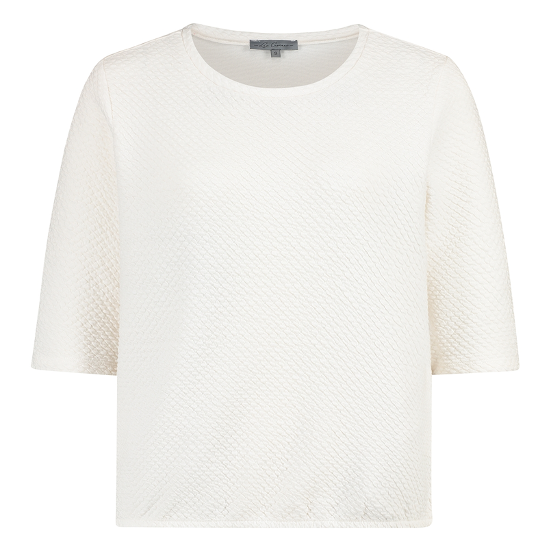 Les Copines Dames Top 25041 OFF-WHITE