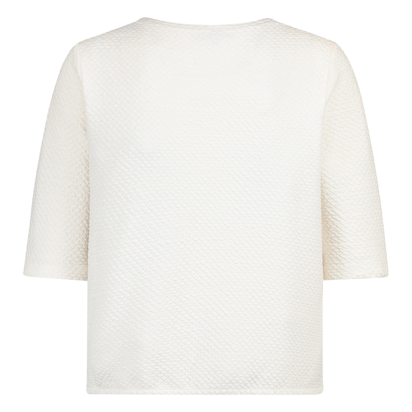 Les Copines Dames Top 25041 OFF-WHITE