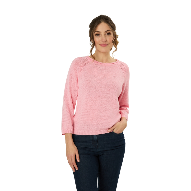 Les Copines Dames Trui 25125 Roze