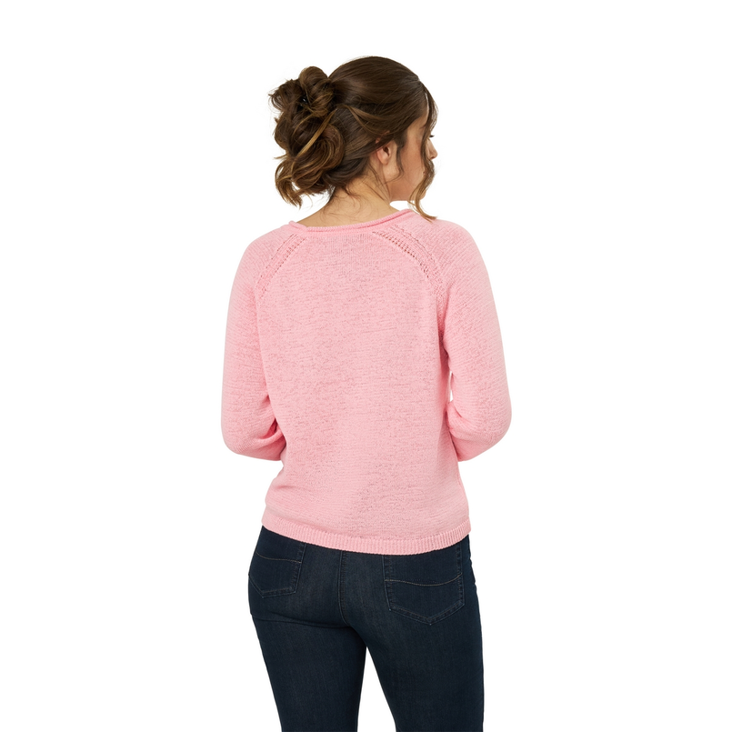 Les Copines Dames Trui 25125 Roze