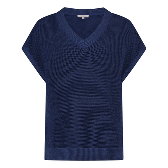 Les Copines Dames Trui Slk20-8387 Navy