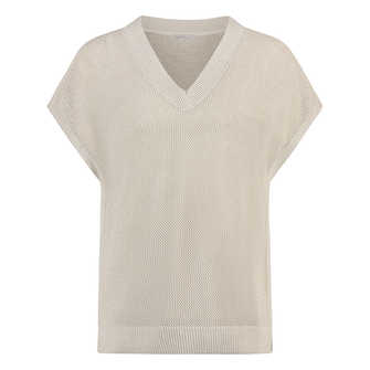 Les Copines Dames Trui Slk20-8387 Wit