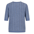 Les Copines Dames Vest 25123 Blauw dessin
