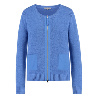 Les Copines Dames Vest Slk272-8465vestlint Kobalt
