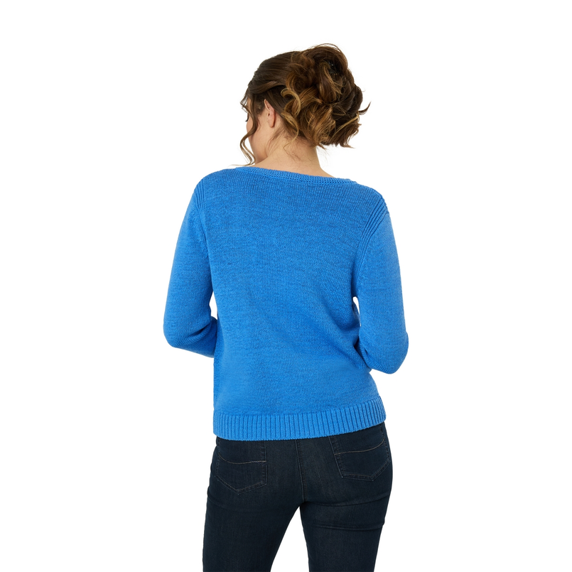 Les Copines Dames Vest Slk272-8465vestlint Kobalt