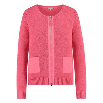 Les Copines Dames Vest Slk272-8465vestlint Koraal