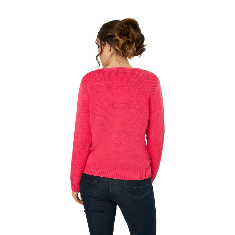 Les Copines Dames Vest Slk272-8465vestlint Koraal
