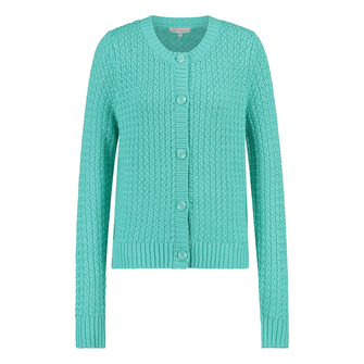 Les Copines Dames Vest Slk360-8751vestfancy Aqua