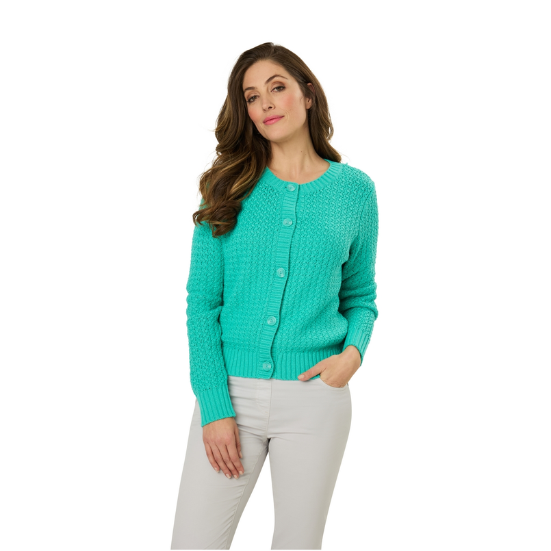 Les Copines Dames Vest Slk360-8751vestfancy Aqua
