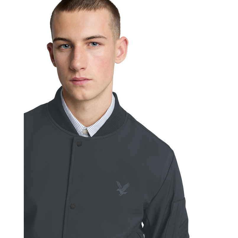 Lyle & Scott Heren Jas Jk2212v.w635 Antraciet