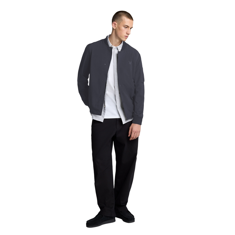 Lyle & Scott Heren Jas Jk2212v.w635 Antraciet