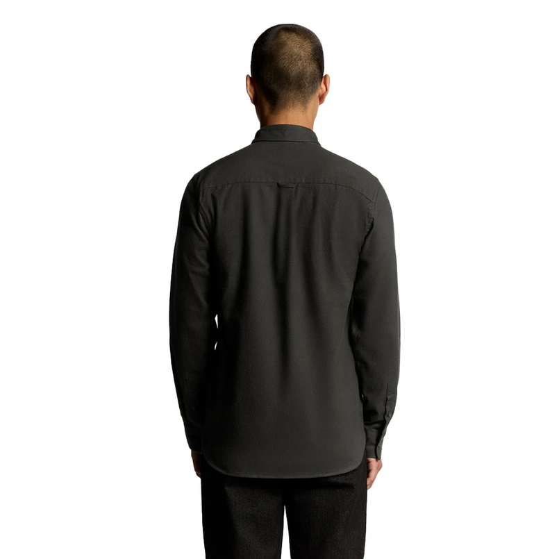 Lyle & Scott Heren Overhemd Lw1920v.x878 Antraciet