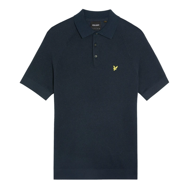 Lyle & Scott Heren Polo Kn2215v.z271 Navy