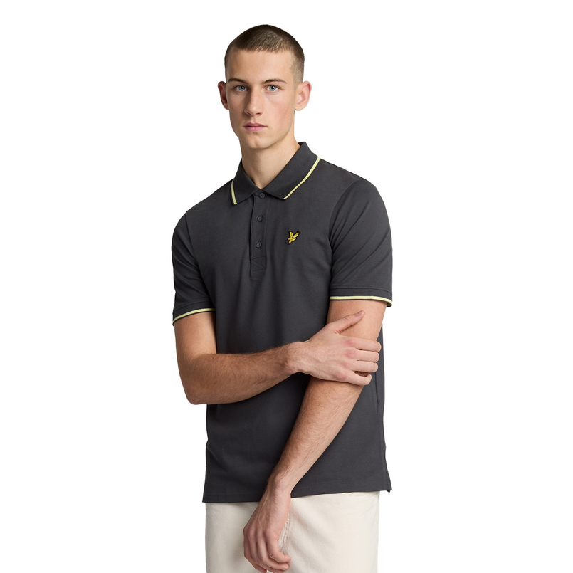 Lyle & Scott Heren Polo Sp1524vog.x735 Antraciet