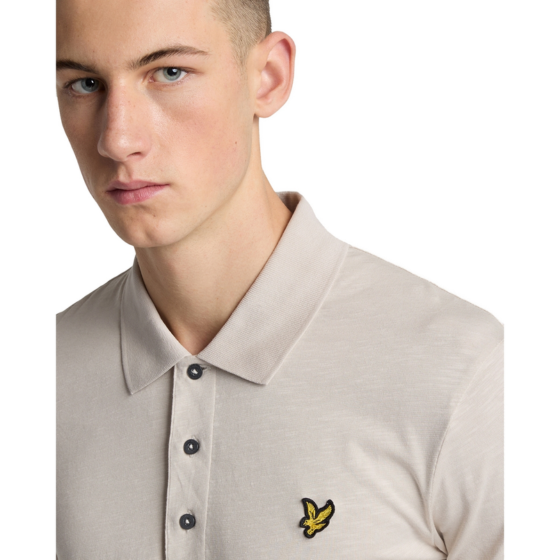 Lyle & Scott Heren Polo Sp2000v.w870 Wit