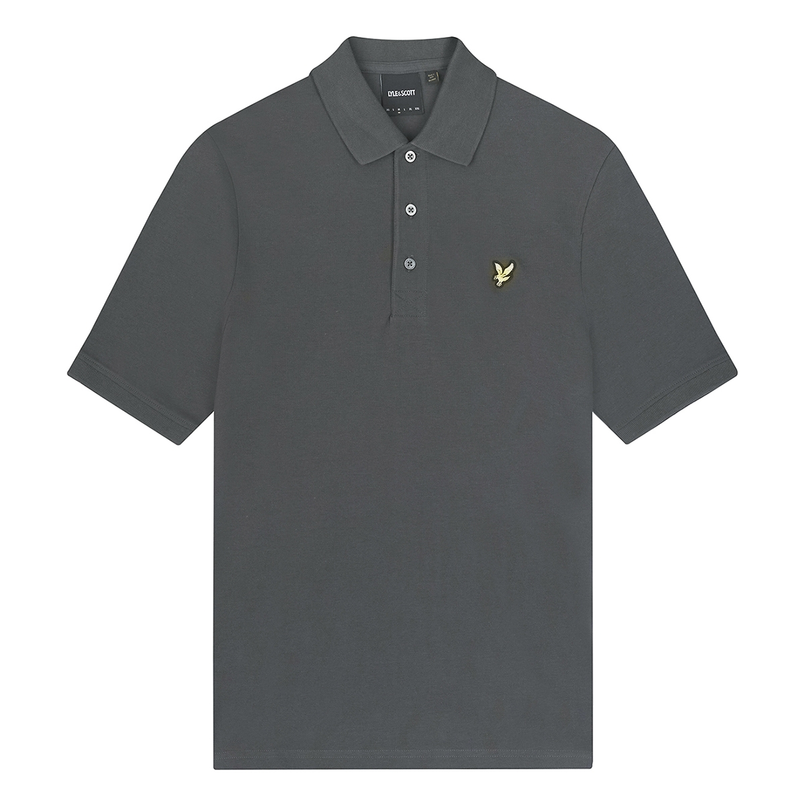 Lyle & Scott Heren Polo Sp400vog.w635 Antraciet