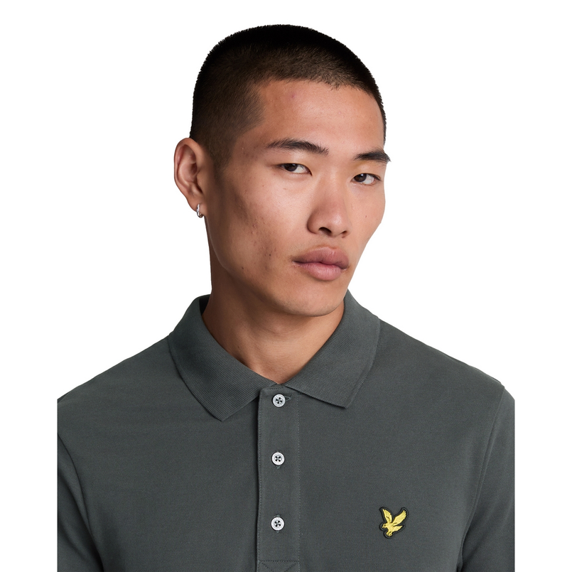 Lyle & Scott Heren Polo Sp400vog.w635 Antraciet