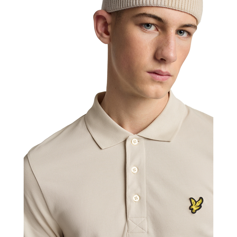 Lyle & Scott Heren Polo Sp400vog.w870 Wit