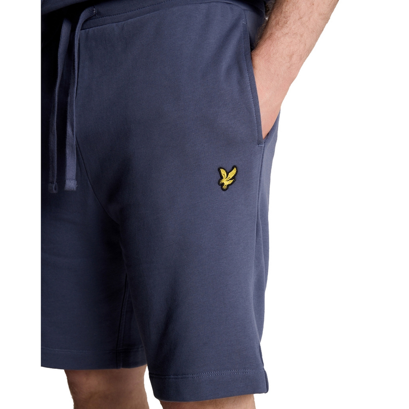 Lyle & Scott Heren Sweat Short ML414VOG.X789 Blauw